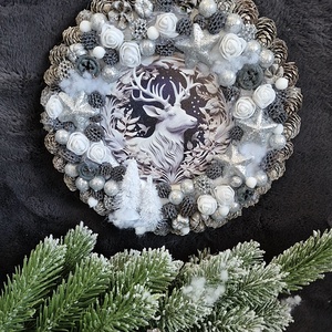 Kopogtató , Otthon & Életmód, Dekoráció, Ajtó- és ablak dekoráció, Ajtódísz & Kopogtató, Virágkötés, MESKA