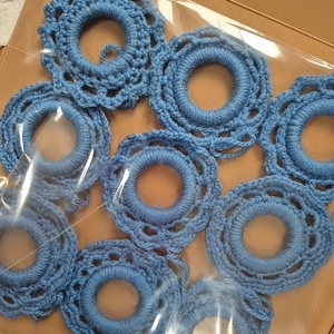 Horgolt karácsonyfa díszek  - Meska.hu