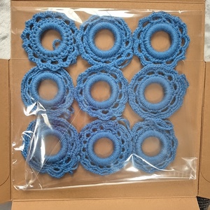 Horgolt karácsonyfa díszek  - karácsony - karácsonyi lakásdekoráció - karácsonyfadíszek - Meska.hu