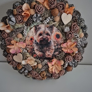 Ajtódísz Yorkshire , Otthon & Életmód, Dekoráció, Ajtó- és ablak dekoráció, Ajtódísz & Kopogtató, , MESKA