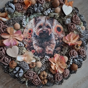 Ajtódísz Yorkshire  - otthon & életmód - dekoráció - ajtó- és ablak dekoráció - ajtódísz & kopogtató - Meska.hu