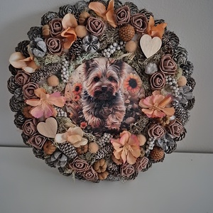 Ajtódísz Yorkshire  - otthon & életmód - dekoráció - ajtó- és ablak dekoráció - ajtódísz & kopogtató - Meska.hu