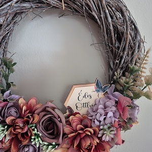 Kopogtató , Otthon & Életmód, Dekoráció, Ajtó- és ablak dekoráció, Ajtódísz & Kopogtató, Virágkötés, MESKA