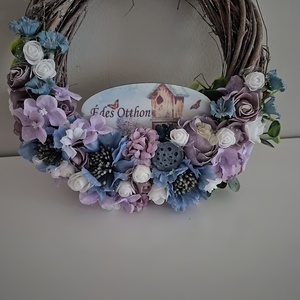 Kopogtató , Otthon & Életmód, Dekoráció, Ajtó- és ablak dekoráció, Ajtódísz & Kopogtató, Virágkötés, MESKA