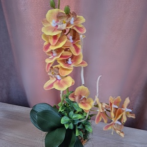 Orchidea asztaldísz , Otthon & Életmód, Virágdekoráció, Virágdíszek, Asztali virágdísz, Virágkötés, MESKA