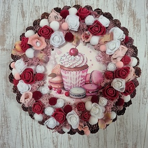 Kopogtató , Otthon & Életmód, Dekoráció, Ajtó- és ablak dekoráció, Ajtódísz & Kopogtató, Virágkötés, MESKA