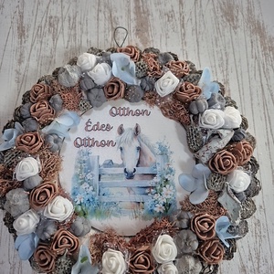 Édes otthon kopogtató  - otthon & életmód - dekoráció - ajtó- és ablak dekoráció - ajtódísz & kopogtató - Meska.hu