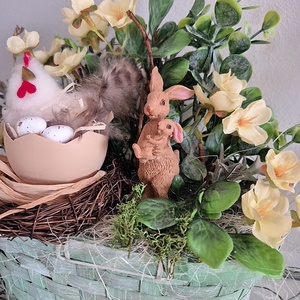 Húsvéti asztaldísz  - otthon & életmód - dekoráció - asztal és polc dekoráció - asztaldísz - Meska.hu