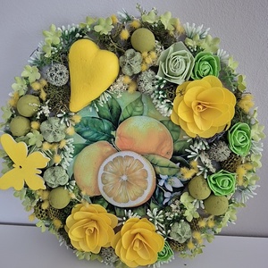 Citromos ajtódísz  - Meska.hu