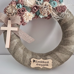 Kegyeleti koszorú  - otthon & életmód - vallás - temetkezési tárgy - sírkoszorú, kegyeleti koszorú - Meska.hu