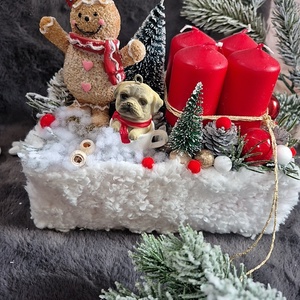Adventi asztaldísz  - karácsony - adventi díszek - adventi asztaldísz - Meska.hu