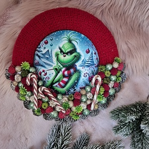 Karácsonyi ajtódísz  - karácsony - adventi díszek - adventi ajtódísz - Meska.hu