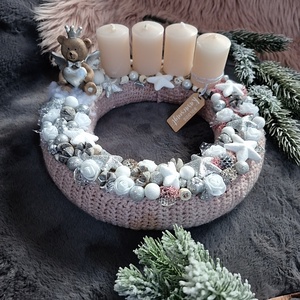 Adventi koszorú  - Meska.hu