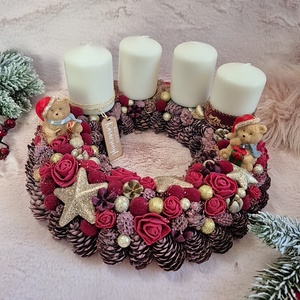 Adventi koszorú  - Meska.hu