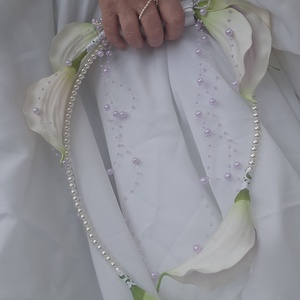 Menyasszonyi csokor gyöngyös kála - Meska.hu