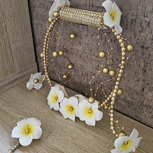 Menyasszonyi csokor Hawaii rózsa  - esküvő - menyasszonyi- és dobócsokor - Meska.hu