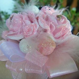 Kardísz koszorúslány vagy ballagási , Esküvő, Ékszer, Karkötő & Csuklódísz, Virágkötés, MESKA