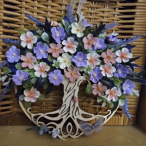 Életfa anyák napjára  - otthon & életmód - dekoráció - ajtó- és ablak dekoráció - ajtódísz & kopogtató - Meska.hu