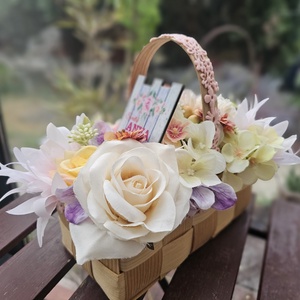 Anyák napi virágkosár - Meska.hu