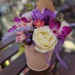 Anyák napi virág kaspó  - otthon & életmód - virágdekoráció - virágdíszek - virágdísz kaspóban - Meska.hu