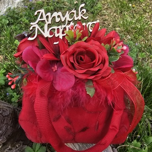 Anyák napi virágtáska  - Meska.hu