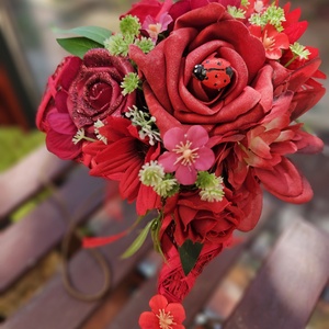 Ballagási vagy anyák napi csokor  - otthon & életmód - virágdekoráció - virágok - virágcsokor - Meska.hu