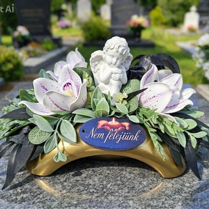 Halottak napi Sírdísz - Meska.hu