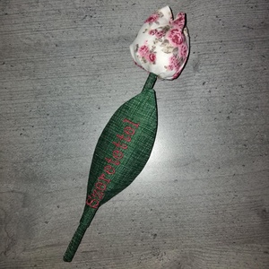 textil tulipán, Otthon & Életmód, Dekoráció, Asztal és polc dekoráció, Asztaldísz, , MESKA
