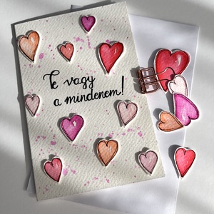 Valentin napi képeslap  - otthon & életmód - papír, írószer - Meska.hu