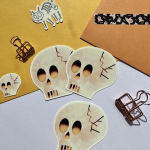 Koponya - sötétben világító matrica - otthon & életmód - dekoráció - halloween - halloweeni dekoráció - Meska.hu Koponya - sötétben világító matrica - otthon & életmód - dekoráció - halloween - halloweeni dekoráció - Meska.hu