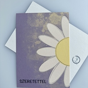 Szeretettel üdvözlőlap  - otthon & életmód - papír, írószer - ajándékozás kellékei - képeslap, üdvözlőlap - Meska.hu