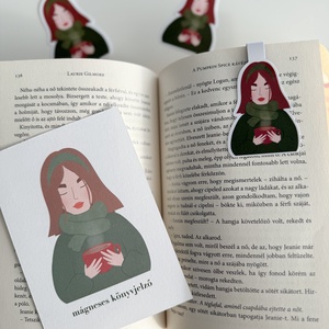 Olívia - mágneses könyvjelző , Könyv & Zene, Könyvjelző, Fotó, grafika, rajz, illusztráció, MESKA