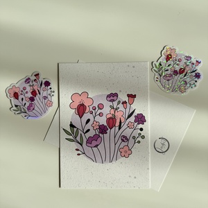 Virágzó tavasz - A6 print  - otthon & életmód - dekoráció - kép & falikép - poszter - Meska.hu