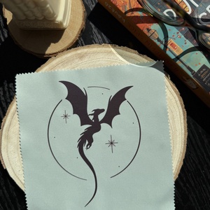 Dragon - szemüvegtörlő kendő - otthon & életmód - konyhafelszerelés, tálalás - konyhai textil - konyharuha & törlőkendő - Meska.hu