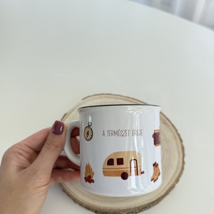 Kalandok a természetben - kerámia  bögre - otthon & életmód - konyhafelszerelés, tálalás - tálalás - bögre & csésze - Meska.hu