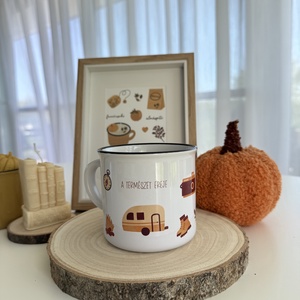 Kalandok a természetben - kerámia  bögre - otthon & életmód - konyhafelszerelés, tálalás - tálalás - bögre & csésze - Meska.hu