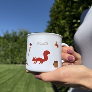 Kalandok a természetben - kerámia  bögre - otthon & életmód - konyhafelszerelés, tálalás - tálalás - bögre & csésze - Meska.hu