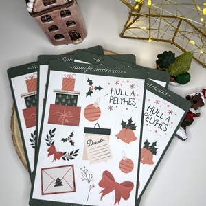 Ünnepi matricaív , Otthon & Életmód, Papír, írószer, Matrica, matrica csomag, Fotó, grafika, rajz, illusztráció, MESKA