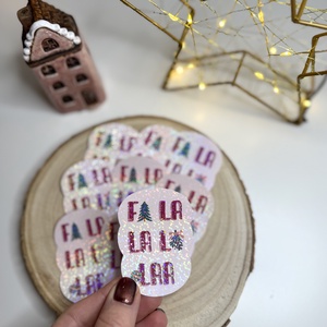 Ünnepi vinyl matrica - otthon & életmód - papír, írószer - matrica, matrica csomag - Meska.hu