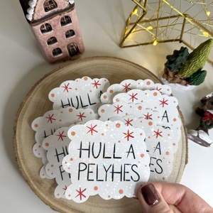 Ünnepi vinyl matrica - otthon & életmód - papír, írószer - matrica, matrica csomag - Meska.hu