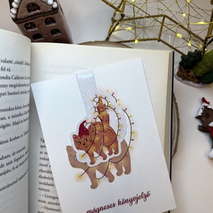 Cicus - mágneses könyvjelző  - könyv & zene - könyvjelző - Meska.hu