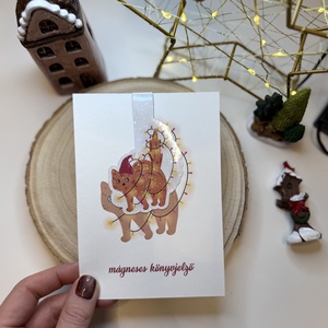 Cicus - mágneses könyvjelző  - könyv & zene - könyvjelző - Meska.hu