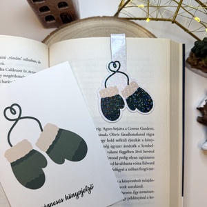 Téli kesztyű - mágneses könyvjelző , Könyv & Zene, Könyvjelző, Fotó, grafika, rajz, illusztráció, MESKA