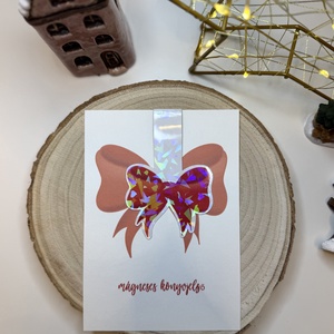 Ünnepi masni - mágneses könyvjelző  - könyv & zene - könyvjelző - Meska.hu