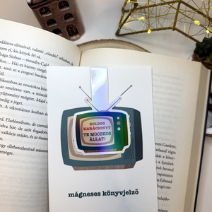 Keeviiin - mágneses könyvjelző  - könyv & zene - könyvjelző - Meska.hu