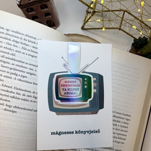 Keeviiin - mágneses könyvjelző  - könyv & zene - könyvjelző - Meska.hu