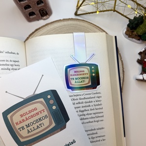 Keeviiin - mágneses könyvjelző  - könyv & zene - könyvjelző - Meska.hu