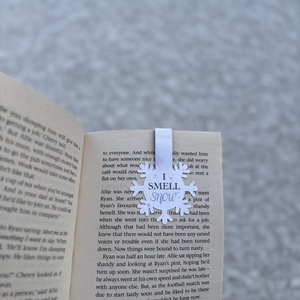 I smell snow - mágneses könyvjelző  - könyv & zene - könyvjelző - Meska.hu