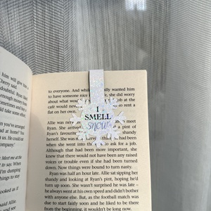 I smell snow - mágneses könyvjelző  - könyv & zene - könyvjelző - Meska.hu