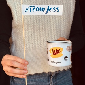 Gilmore #team - kerámia bögre , Otthon & Életmód, Konyhafelszerelés, tálalás, Tálalás, Bögre & Csésze, Fotó, grafika, rajz, illusztráció, MESKA